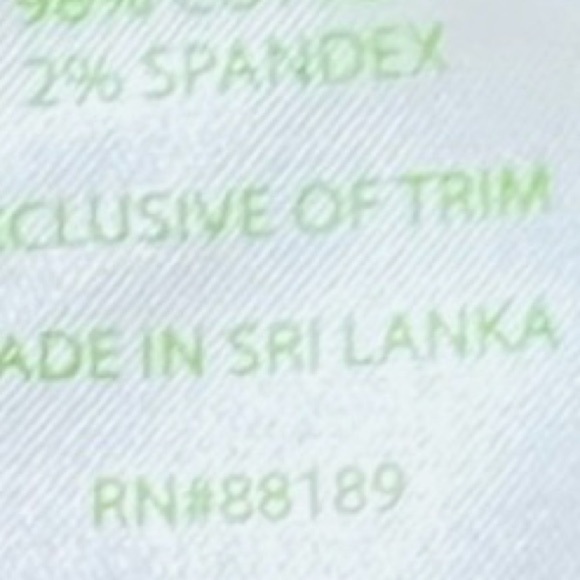 LILLY PULITZER South Ocean High Rise Plush Skinny Pant LUNA Jean - Picture 9 of 9